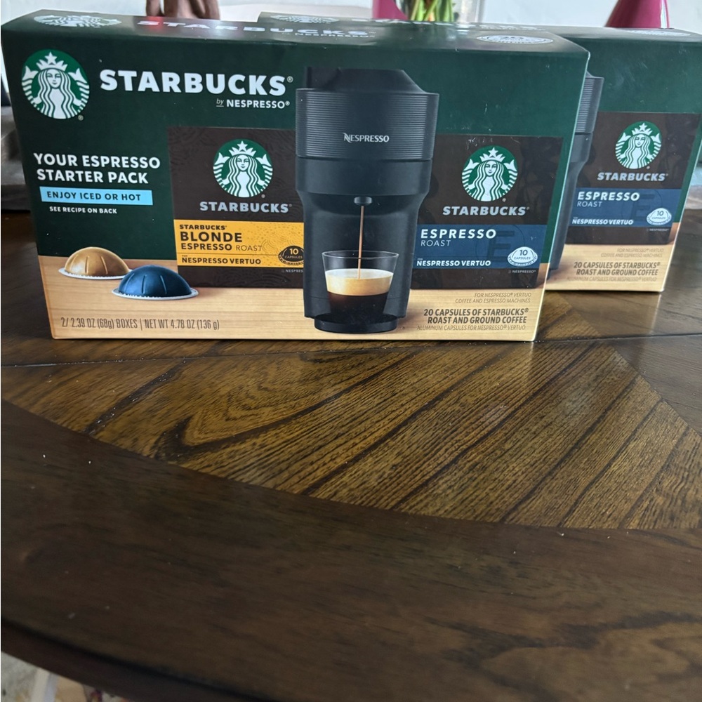 New Nespresso pods 20 count, bundle of 2 boxes, blonde & espresso roast combo
